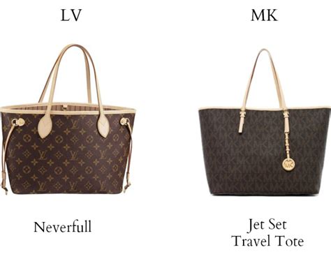 louis vuitton neverfull vs michael kors tote